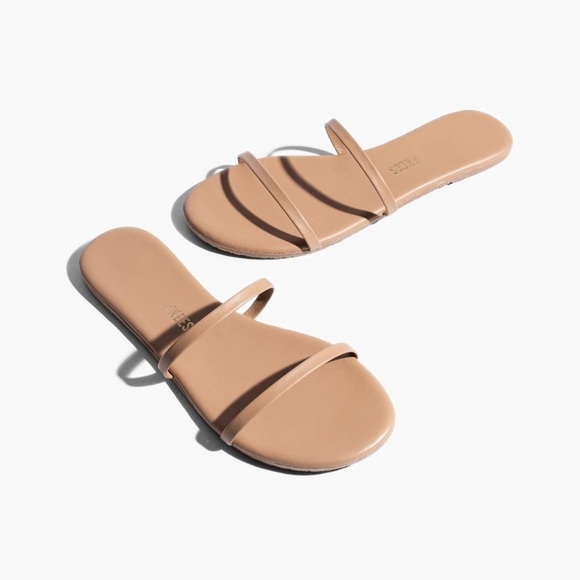 TKEES Gemma Vegan Strappy Slide Sandals Women's Shoe Size 7 - Picture 1 of 8